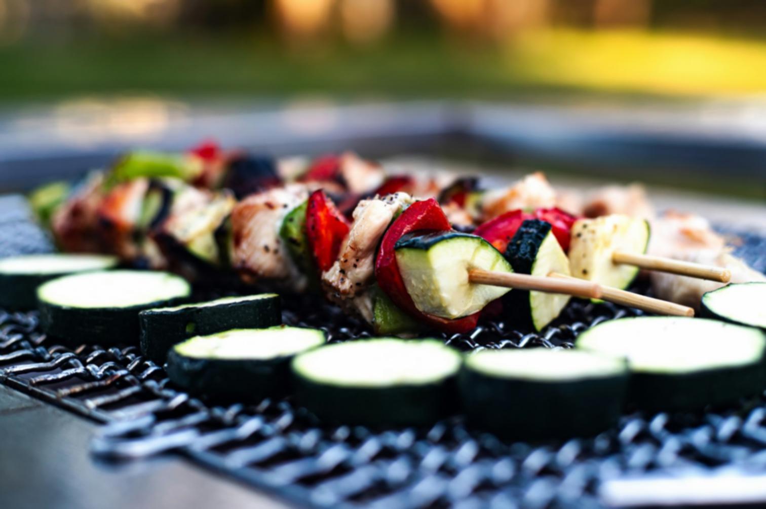 Organized meal prep containers with fresh ingredients